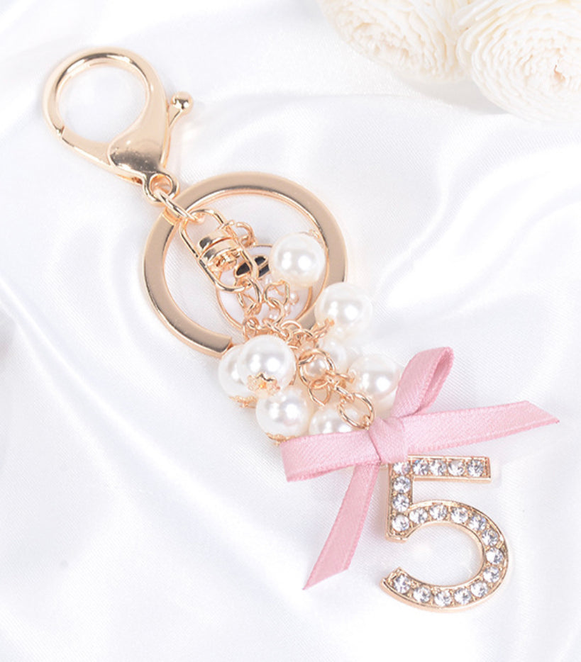 No.5 Purse Charm