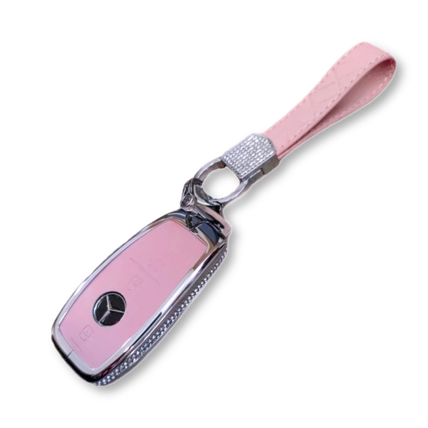 Pink Benz Car Key Cover (size options)
