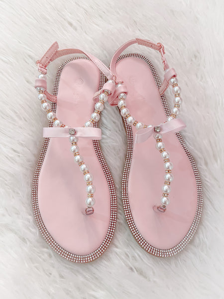 Diamonds & Pearls Luxe Sandals