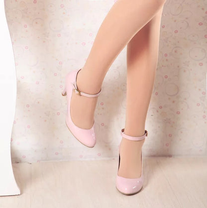 Girly In Pink Little Heels