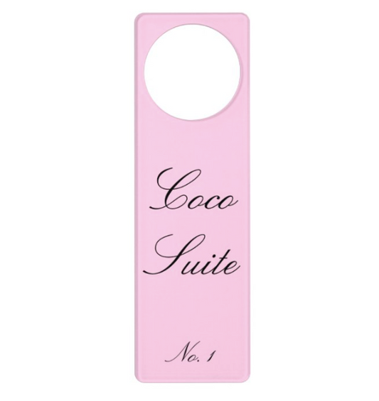 Coco Suite Door Hanger