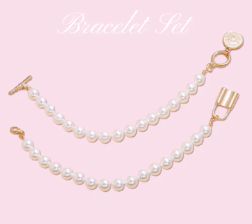 Love Me Forever Pearl Bracelet Set