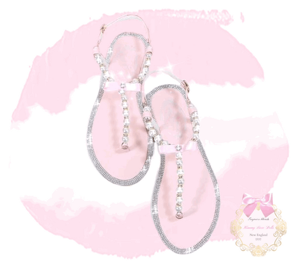 Diamonds & Pearls Luxe Sandals