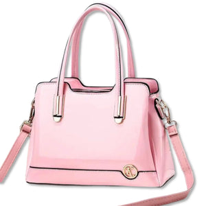 Kimmy Signature Patent Pink Handbag