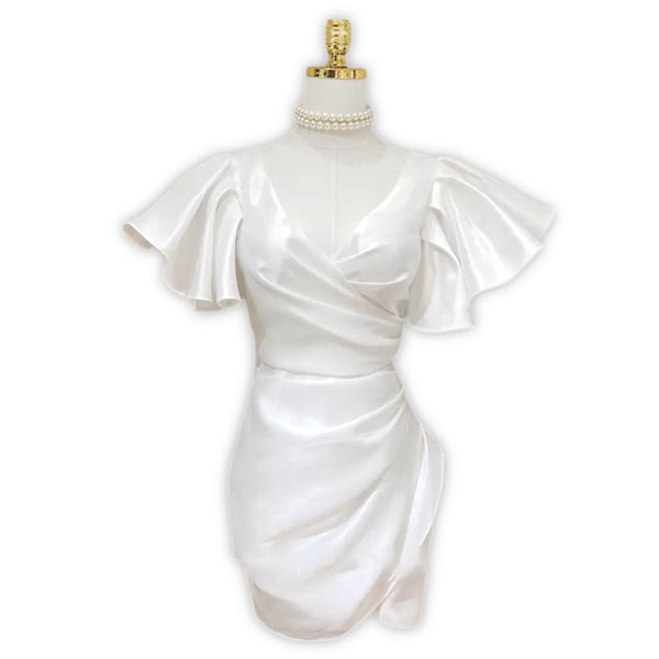 Belleza Dress - White