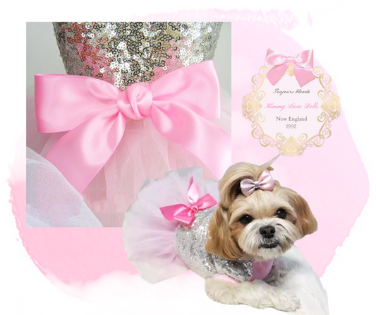Queen of The Palace Sequin Fur Baby Sparkle Dress (sizes small- Xlarge) 🎀