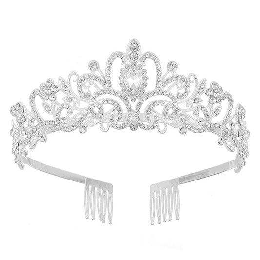 Princess Tiara Luxe Silver