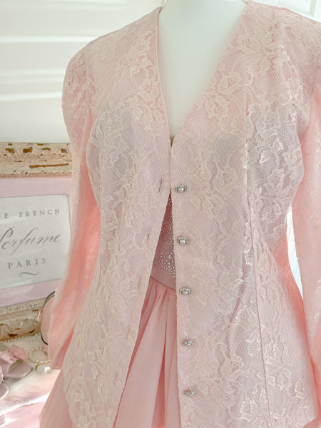 Spring pink blazer size large (Pre-loved)