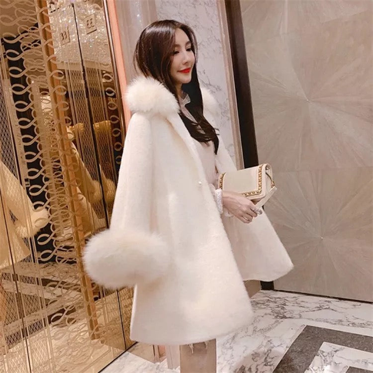 Dazzling Doll Winter Fur Coat