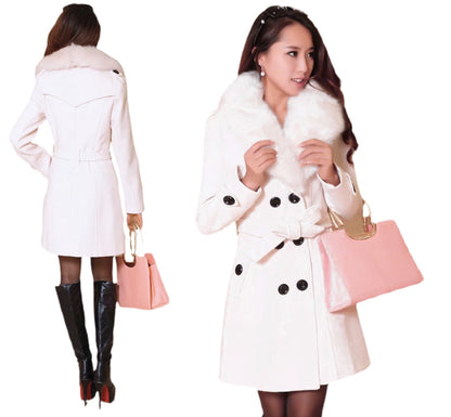 Cienna Luxe Winter Coat -White