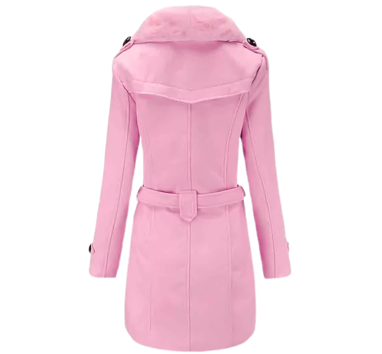 Cienna Luxe Winter Coat -Pink