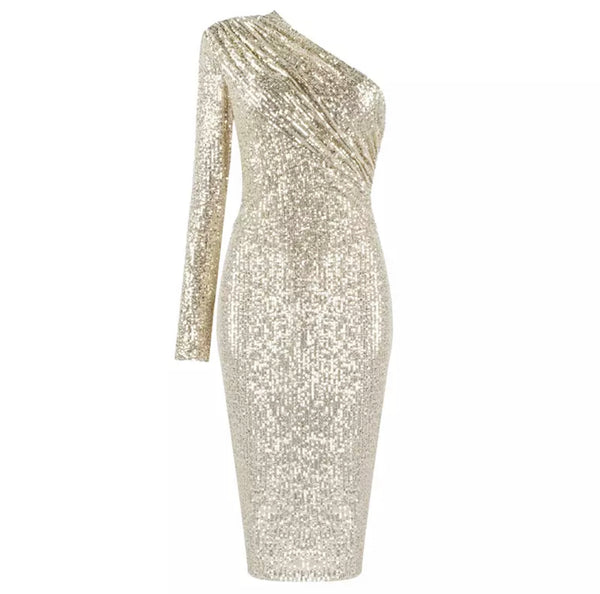Main Event Sparkle Dress (silver or gold option)