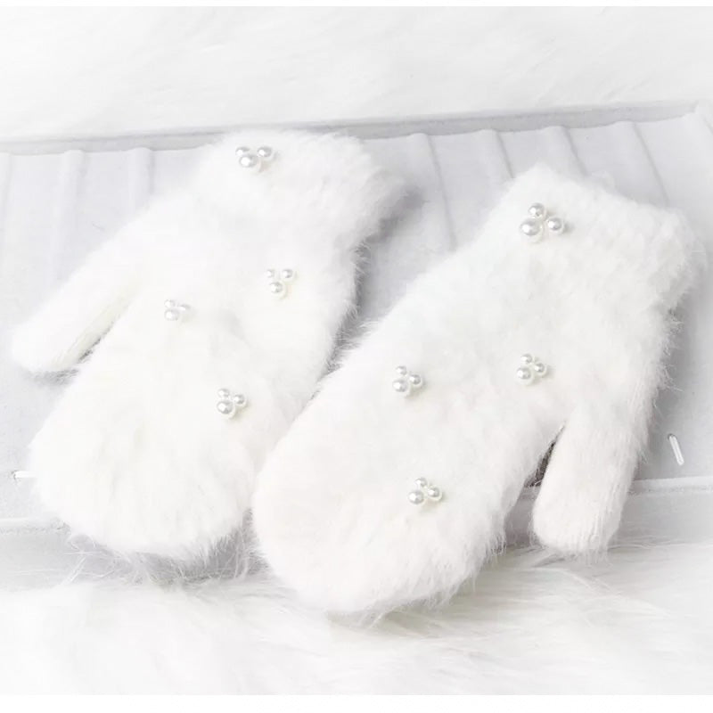 Pearl Winter Mittens (color options available)