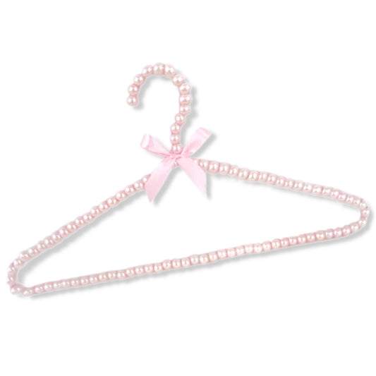 Pink Pearl Dress Hanger Set