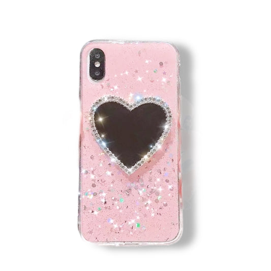 Girly Pink Sparkle iPhone case
