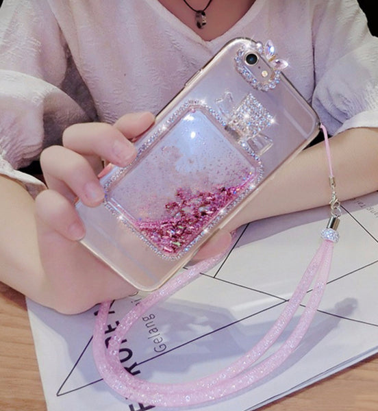 Perfume Pink Sparkle iPhone case