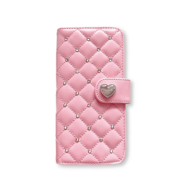 Diamond Quilted Wallet Phone Case