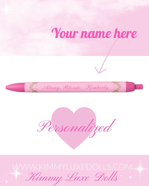 Girly Pens set of two  (personalized)