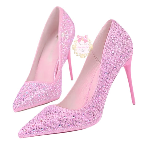 Crystal Barbie Pumps