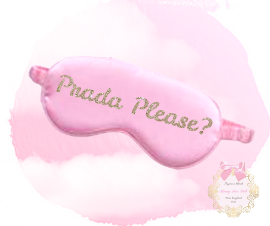 Pr♡da Please Eye mask