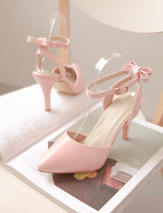 Simply Stunning Pink Bow Heels
