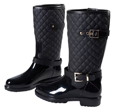 Oberlin Luxe Quilted Rain Boots