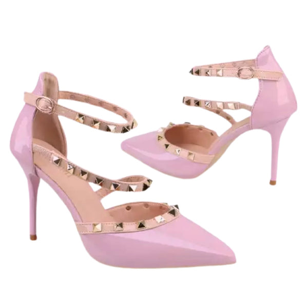 French Couture Doll Heels -Pink