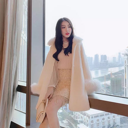 Dazzling Doll Winter Fur Coat