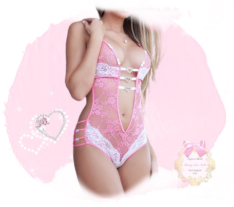 Bombshell 💗 Lace & Crystal Lingerie