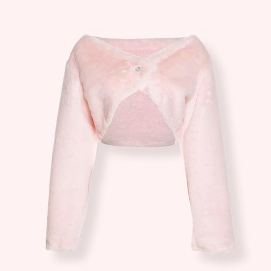 Pink Fur Sweater