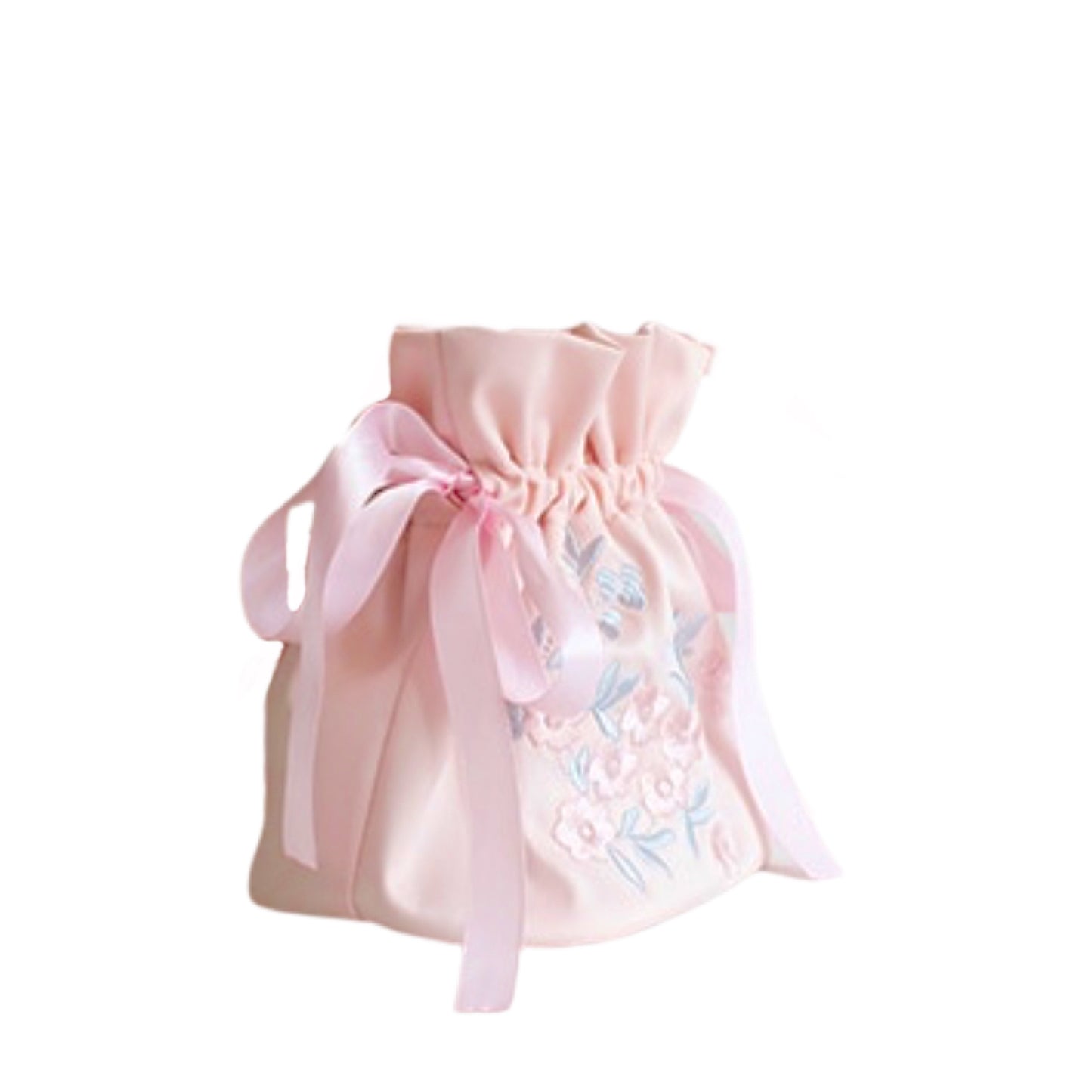 Ribbon Tied Rose Purse