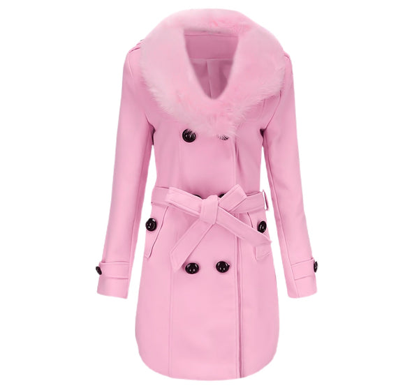 Cienna Luxe Winter Coat -Pink
