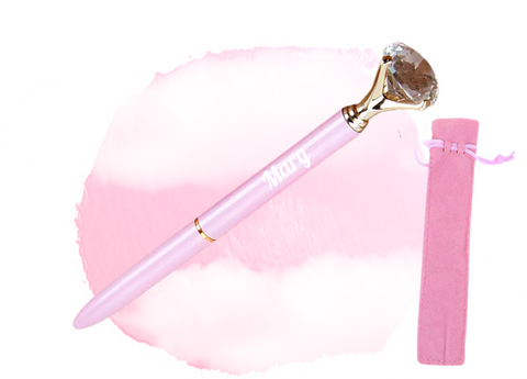 Princess Diamond Pen & Case (Personalized)