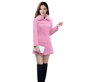 Fashion Over Friends Pink Winter Coat