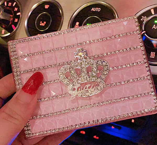 Bedazzled Tiara Card Holder