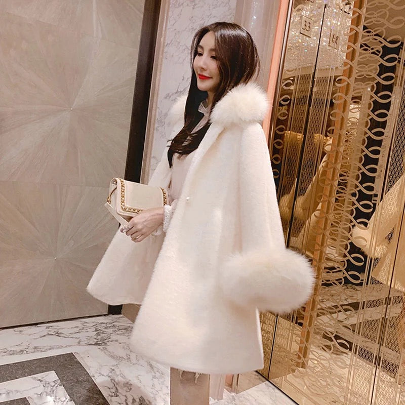 Dazzling Doll Winter Fur Coat