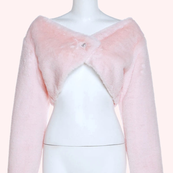 Pink Fur Sweater