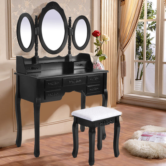 LUXE-- Black Vanity Set